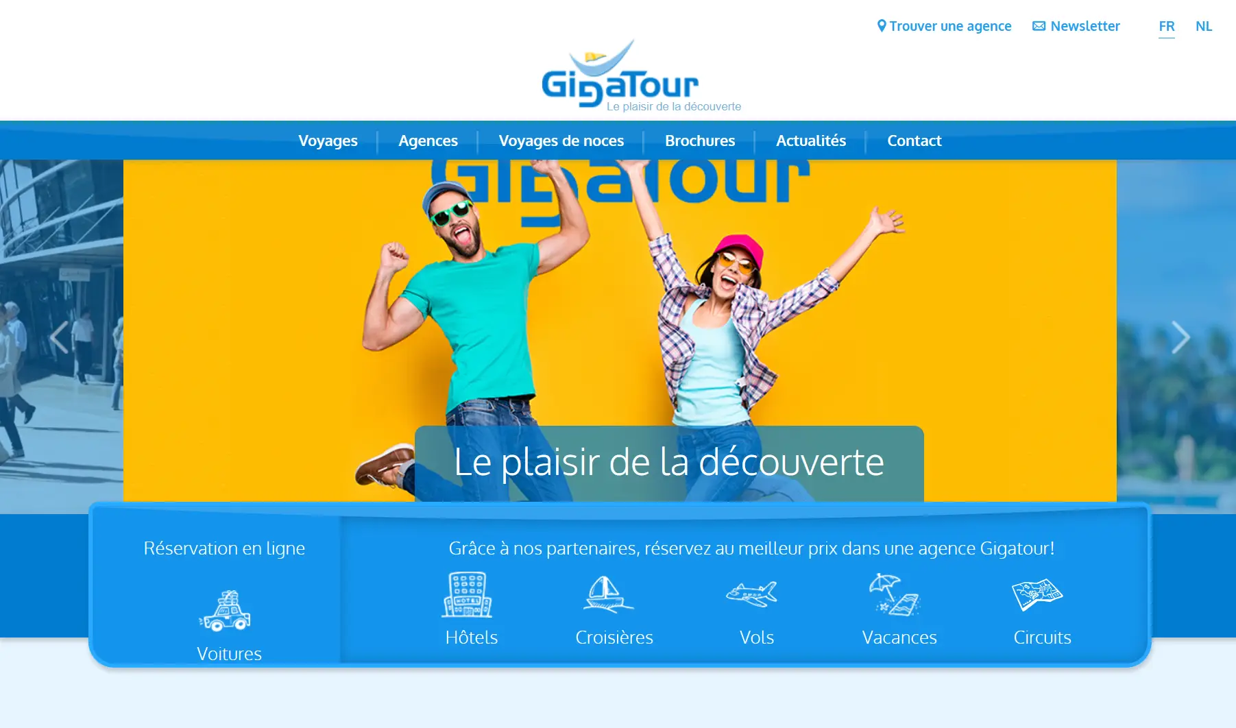 Site internet de Gigatour